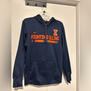 Illinois Fighting Illini Nike Men’s Hooded Sweatshirt Size Small Hoodie